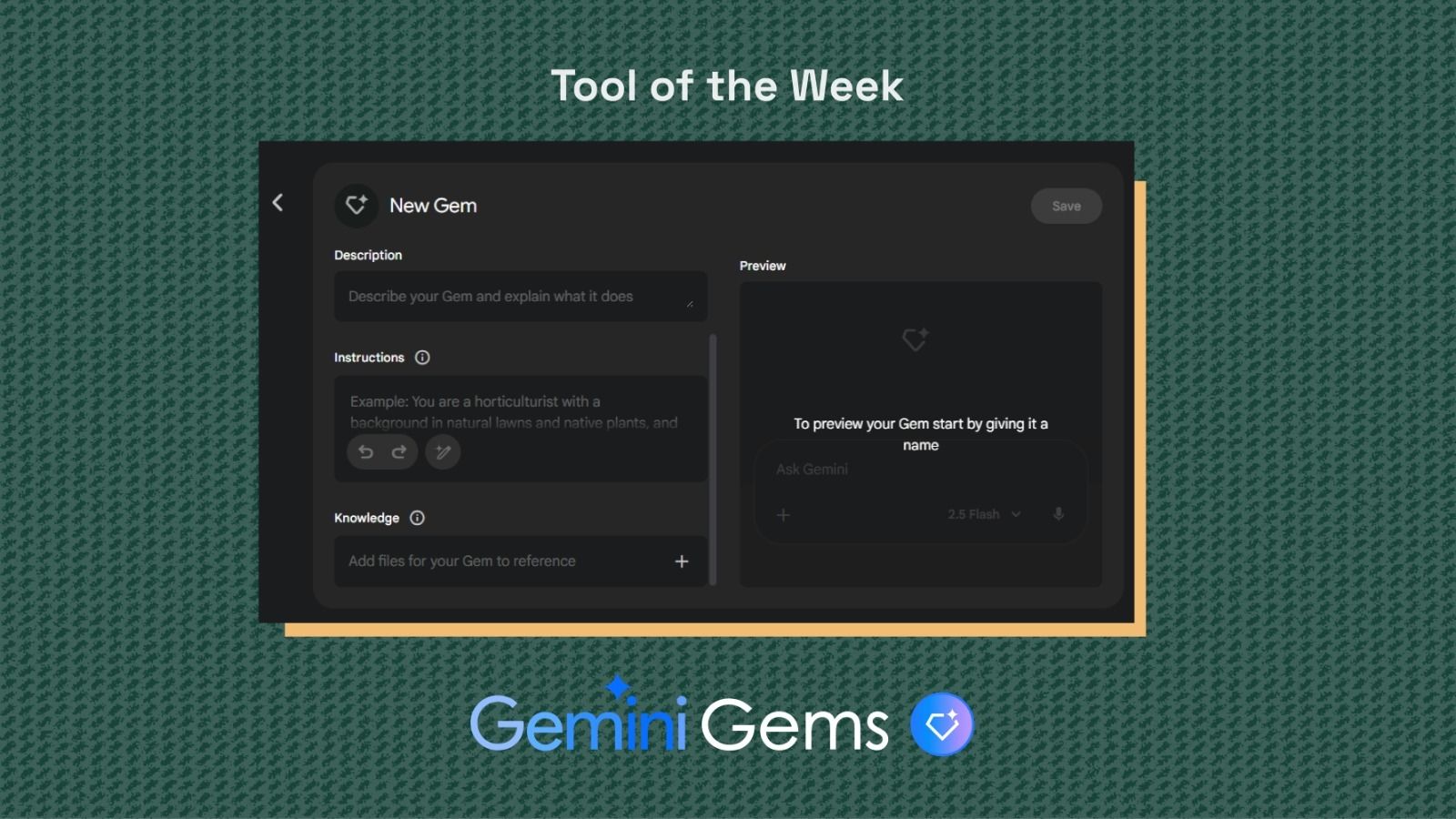 Tool of The Week: Gemini (Gems)